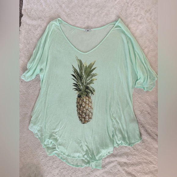 WILDFOX Swim Pineapple Tunic Swim Cover Up - Picture 2 of 9